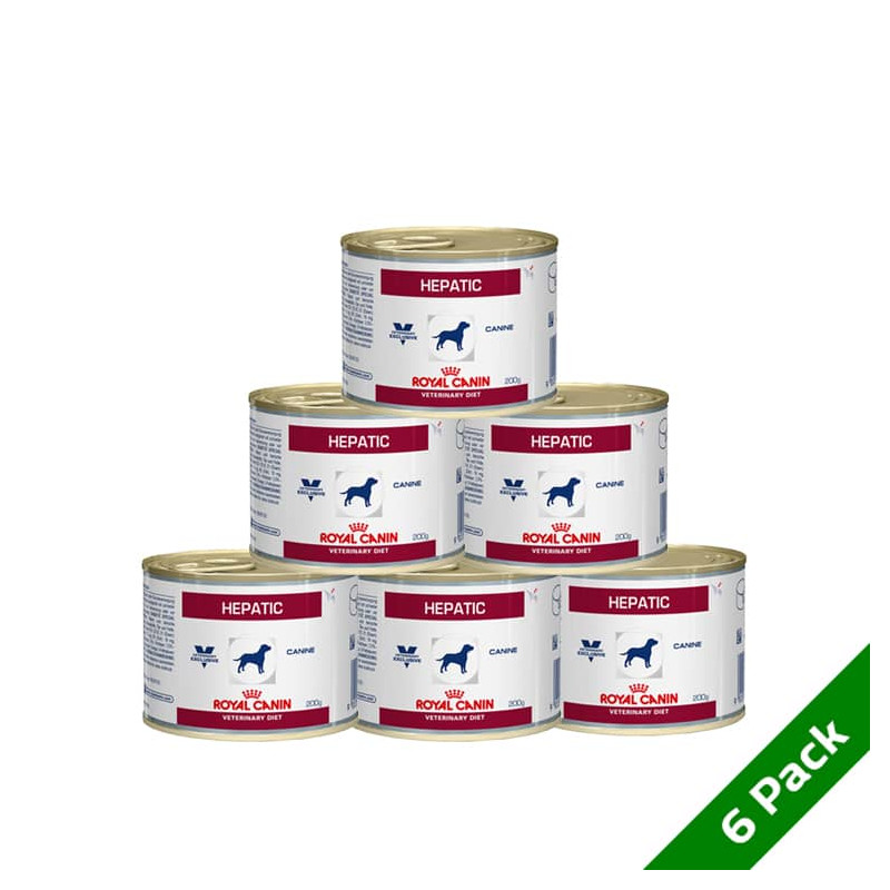 ROYAL CANIN LATA HEPATIC CANINO  PACK6 LATAS