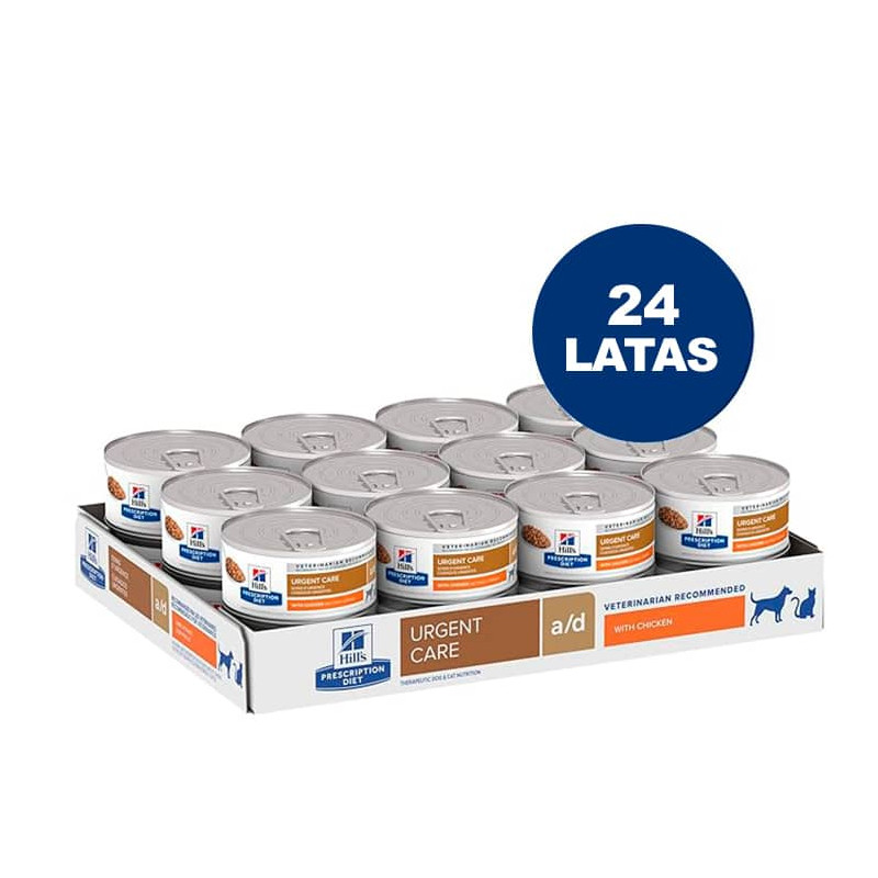 HILL´S PRESCRIPTION DIET A/D LATA - URGENT CARE - PACK 24 LATAS