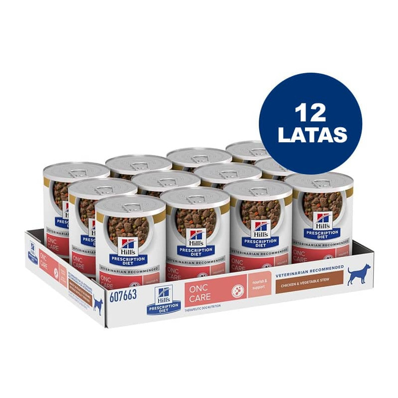 HILL´S PRESCRIPTION DIET ONC CARE LATA -PACK 12 LATAS