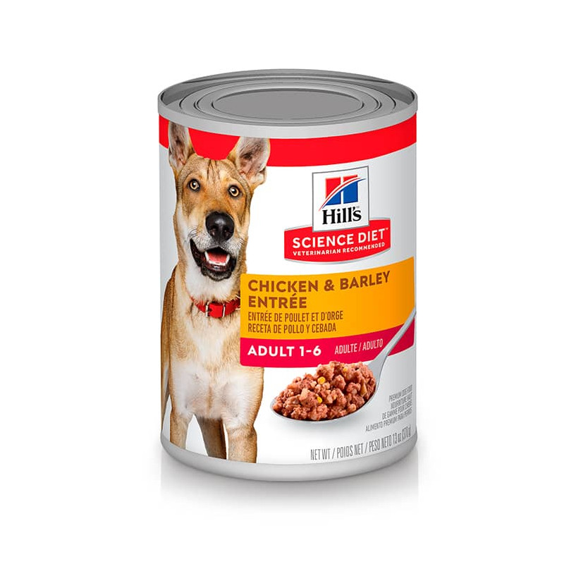 HILL´S SCIENCE DIET LATA ADULT CHICKEN & BARLEY ENTRÉE