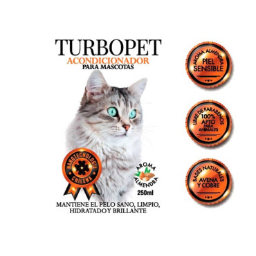 CUNATEX ACONDICIONADOR CON NANOCOBRE TURBOPET - GATO
