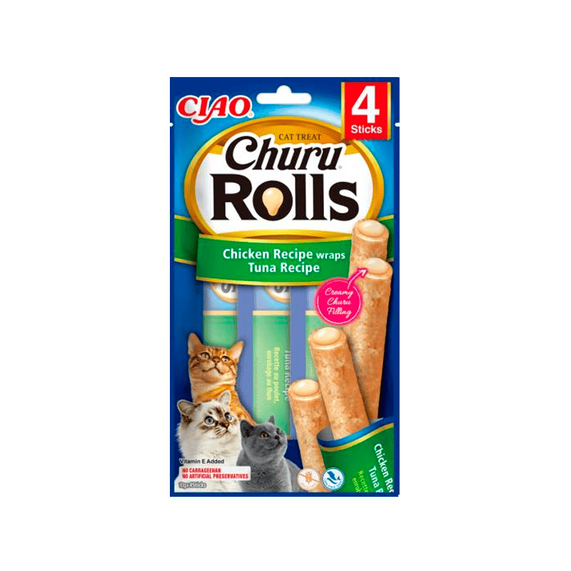 CIAO CHURU™ CAT ROLLS TUNA - 4 PK