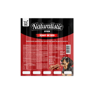 NATURALISTIC STICK JERKY BEEF 5 UNIDADES