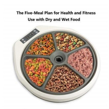 PAWISE FIVE MEAL PET FEEDER - ALIMENTADOR AUTOMÁTICO
