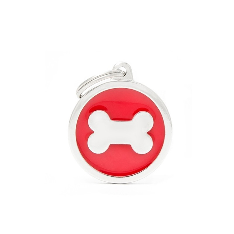 CHAPA BIG CIRCLE BONE RED