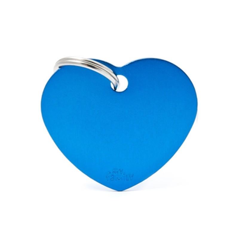 CHAPA ALUMINUM HEART LARGE BLUE