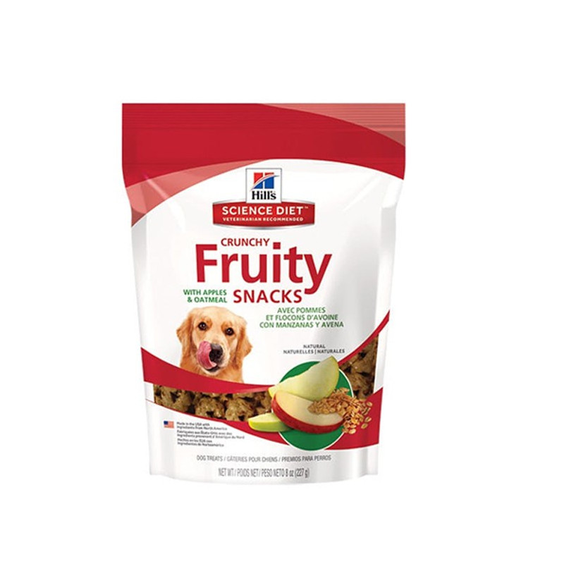 HILLS SCIENCE DIET FRUITY SNACKS MANZANAS Y AVENA
