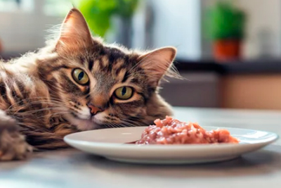 Alimento húmedo para gatos: sabroso e hidratante