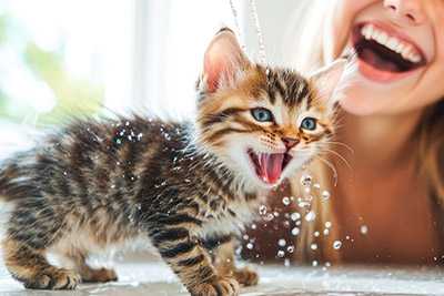 Consumo de agua en gatos
