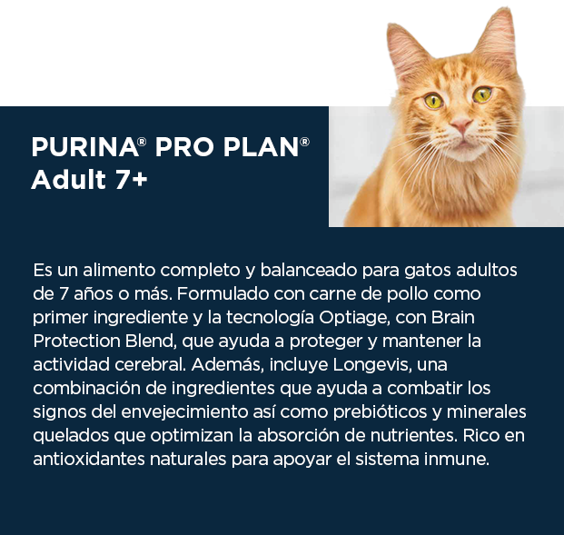 PURINA&reg; PRO PLAN&reg; Adult 7+ for Cats  | Best for Pets