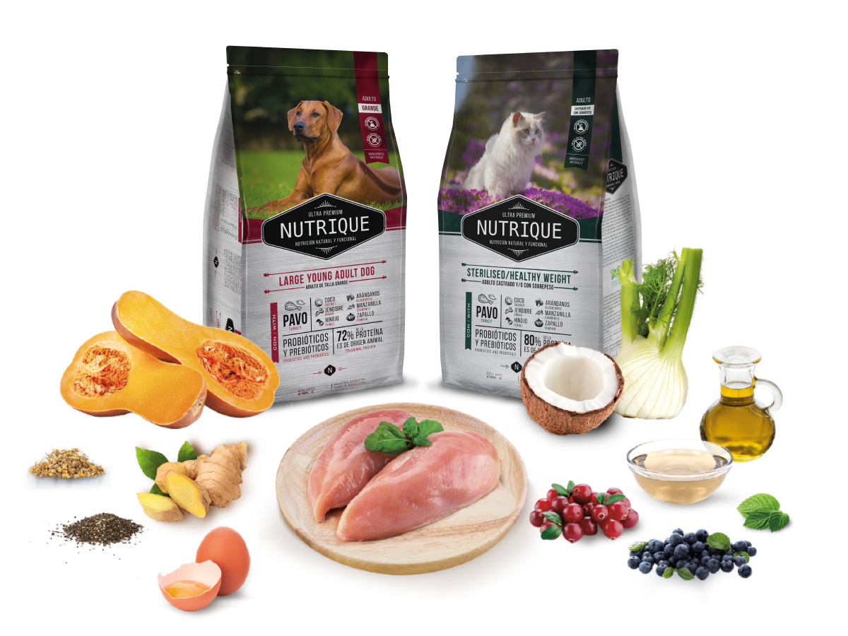 Nutrique revoluciona el paradigma
de la nutrici&oacute;n gracias a su innovadora
combinaci&oacute;n de ingredientes excepcionales,
que re&uacute;nen las ventajas de la alimentaci&oacute;n
natural con los efectivos beneficios de la
alimentaci&oacute;n funcional.