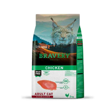 BRAVERY - CHICKEN ADULT CAT STERILIZED