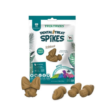 NATURA NOURISH DENTAL TREAT SPIKES - REAL CHICKEN