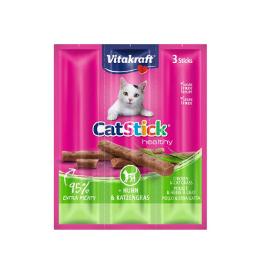 VITAKRAFT CAT STICK - POLLO Y HIERBA GATERA