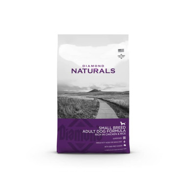 DIAMOND NATURALS SMALL BREED ADULT DOG RICH IN CHICKEN & RIC