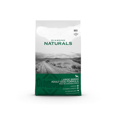 DIAMOND NATURALS LARGE BREED ADULT DOG RICH IN CHICKEN & RIC