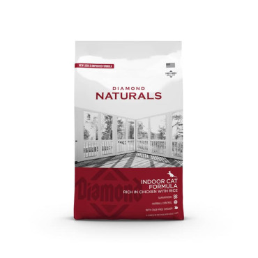 DIAMOND NATURALS INDOOR CAT CHICKEN & RICE FORMULA
