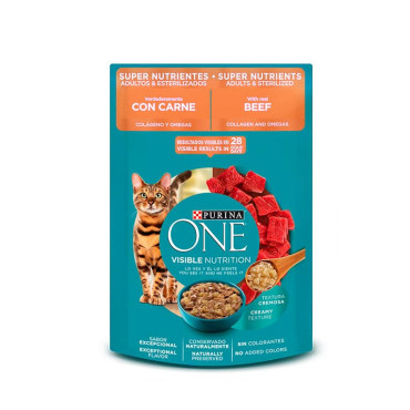 PURINA ONE ALIMENTO HÚMEDO GATOS - SÚPER NUTRIENTES