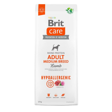 BRIT CARE ADULT MEDIUM BREED LAMB HYPOALLERGENIC