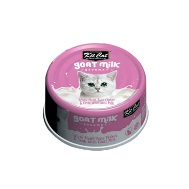 KIT CAT GOAT MILK GOURMET TUNA&CRAB LATA
