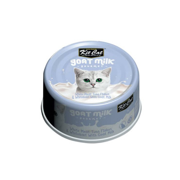 KIT CAT GOAT MILK GOURMET TUNA&WHITEBAIT LATA