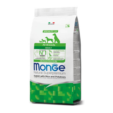 MONGE ADULT ALL BREEDS MONOPROTEIN RABBIT