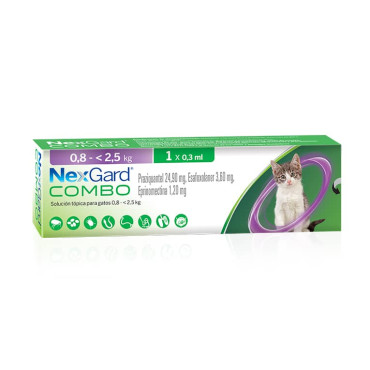 NEXGARD COMBO GATITO 0,8 - 2,5 KG