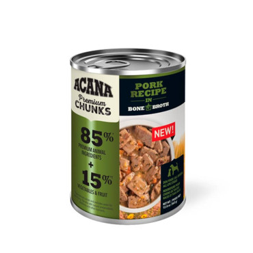 ACANA PREMIUM CHUNKS, PORK RECIPE IN BONE BROTH
