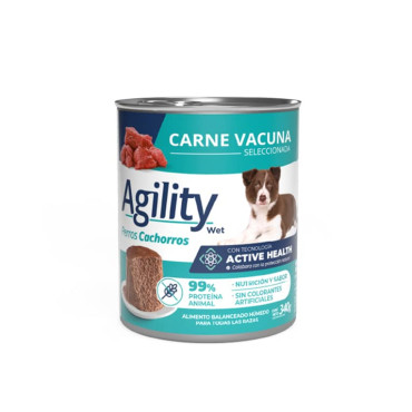AGILITY CACHORROS LATA CARNE DE VACUNO