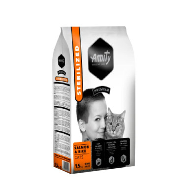 AMITY PREMIUM STERILIZED CATS SALMON & RICE