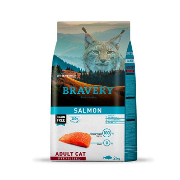 BRAVERY - SALMON ADULT CAT STERILIZED