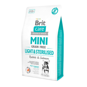 BRIT CARE MINI GRAIN FREE LIGHT & STERILISED